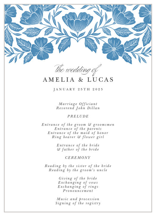 Wedding Programs